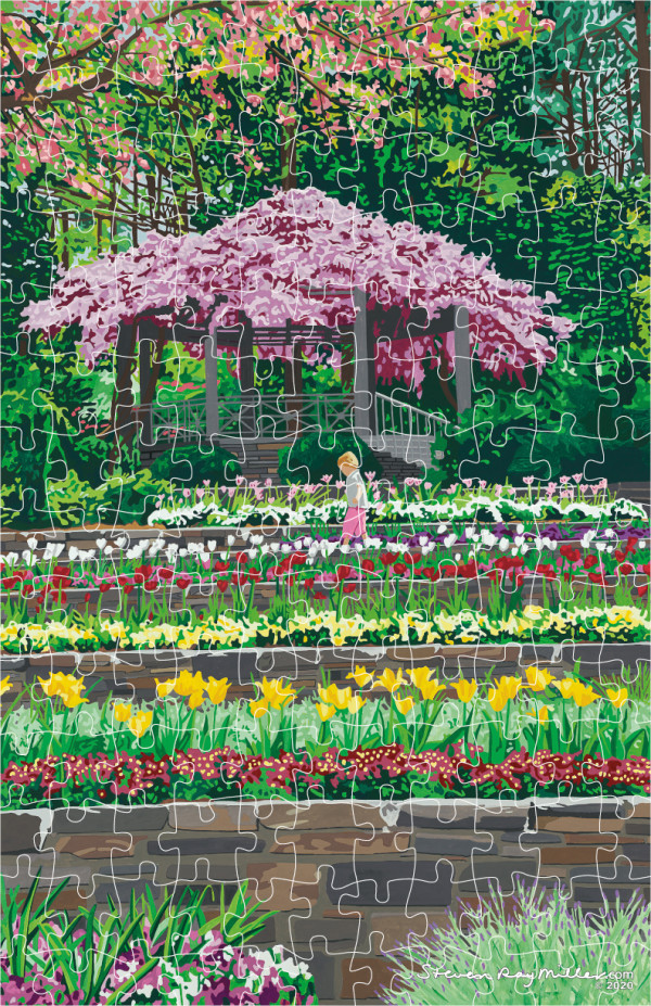 Sarah Duke Gardens Puzzle by Steven Ray Miller