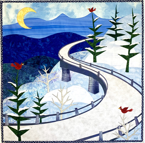 Snowy Viaduct by Elaine O'Neill
