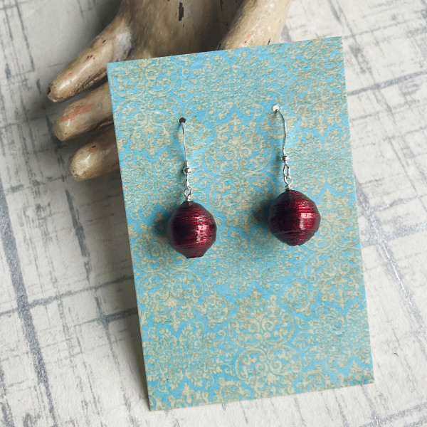 lightweight holiday earrings by Kayte Price