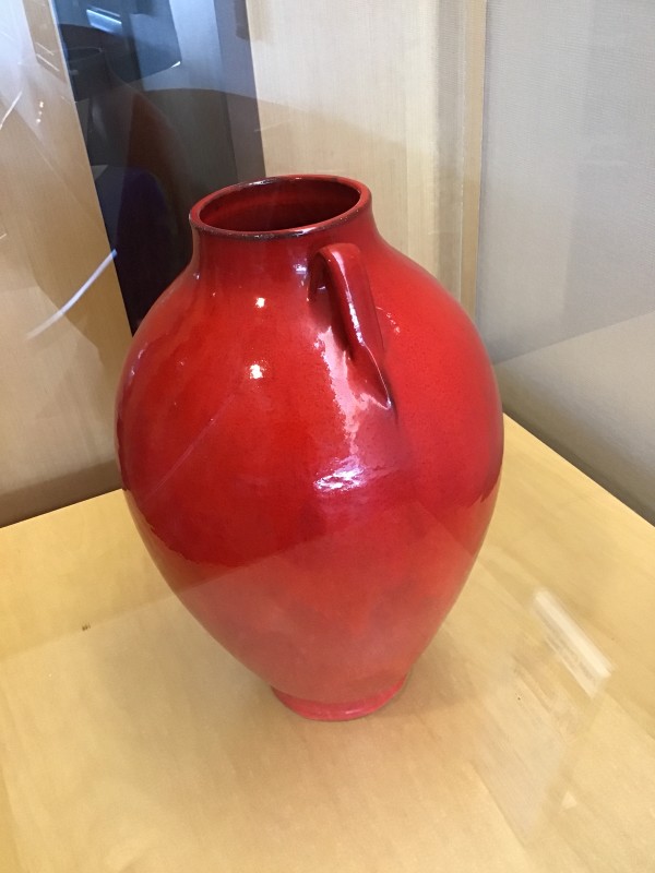 Tang Vase Red by Ben Owen III