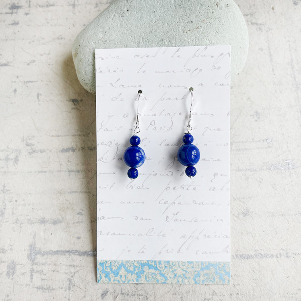 Lapis Blue Earrings by Kayte Price