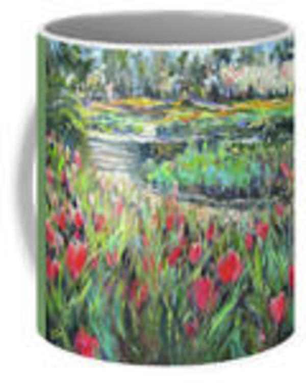 Spring Blooms Mug 1 by Sally Sutton