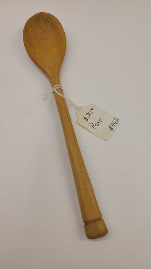 Pear Wood Cooking Spoon #462 by Tad Kepley