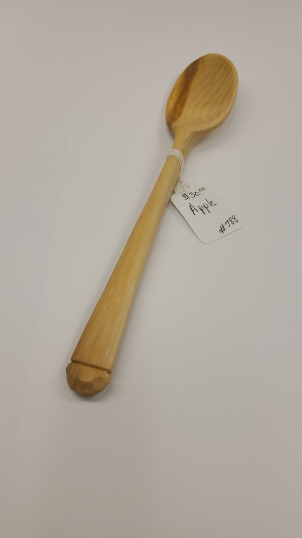 Apple Wood Cooking Spoon #788 by Tad Kepley