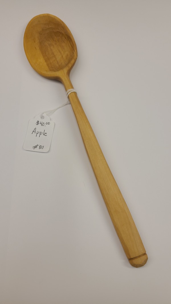 Apple Wood Cooking Spoon #811 by Tad Kepley