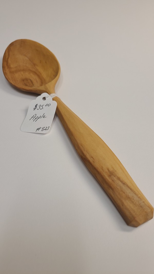Apple Wood Spoon #823 by Tad Kepley