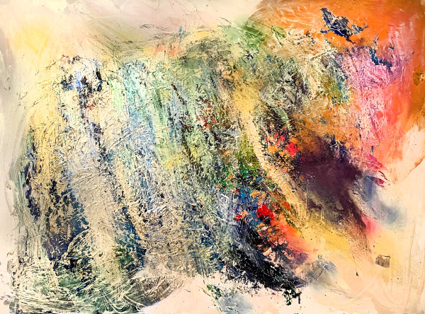 Waterfalls, Birds of Paradise Flying  (Alchemy 42) by Nima Veiseh