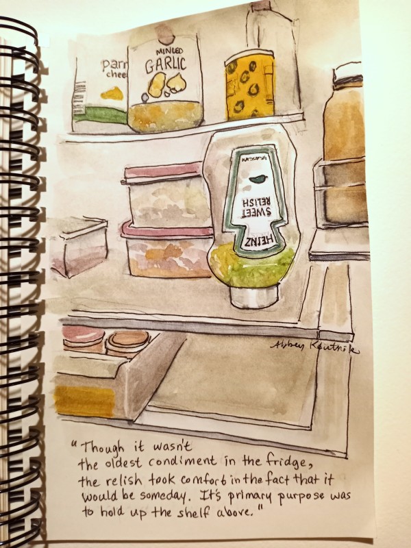 CAA Drawing-a-Day Challenge - Oldest Condiment in Fridge