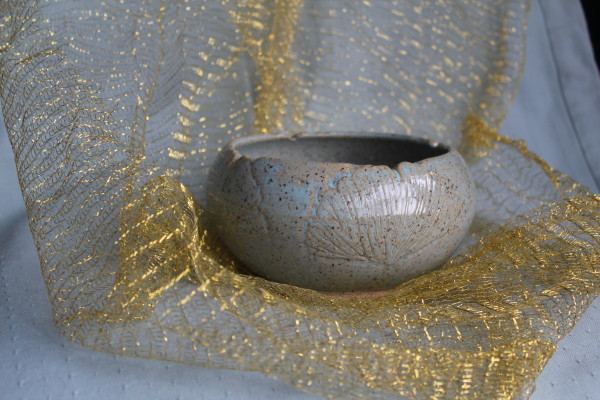 Grey carved  Bowl