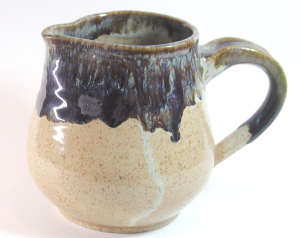Tan and Brown Pitcher