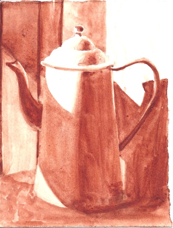 Sepia Teapot