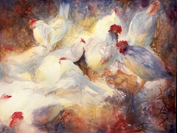Chickens by Cheryl Feng