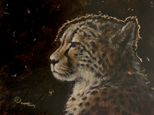 Portrait of a Cheetah by Cheryl Feng