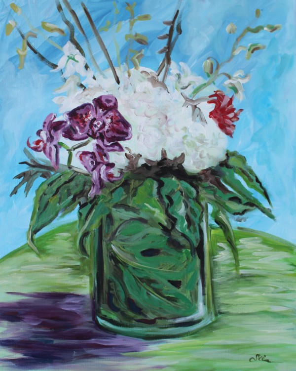 Orchid Bouquet II by Sonya Kleshik