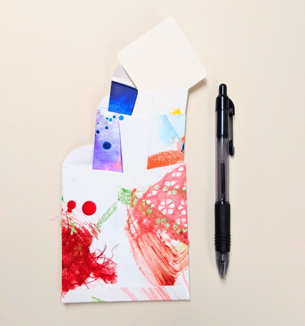 Set of 3 Nested Envelopes with Blank Card by Sonya Kleshik