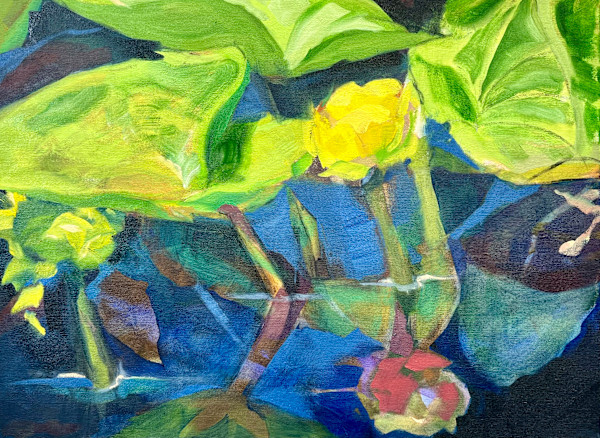 Yellow Lotus by Shobha Jetmalani