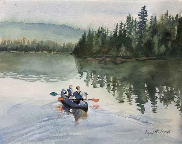 Kayaking in Splendor by April Rimpo