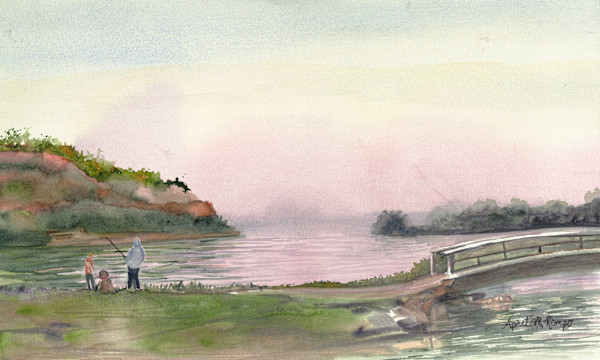 Sunrise Fog by April Rimpo
