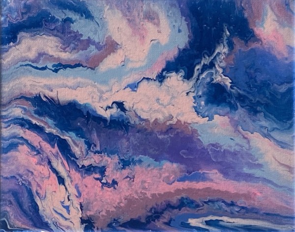 Purple Sea 3/3 by Jenni Baxter