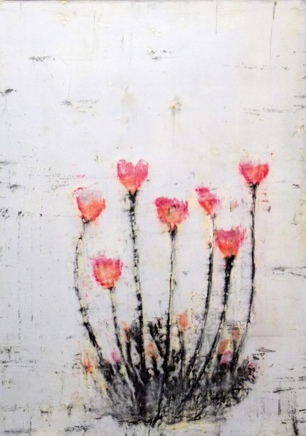 Hinageshi (Red Poppy) by Bernard Weston