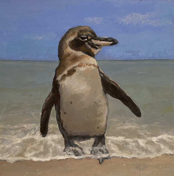 Penguin on the Beach