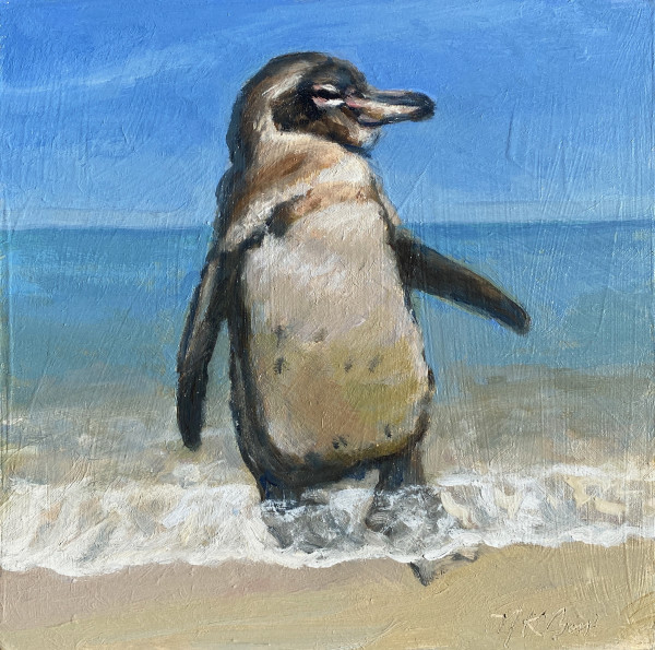 Penguin at the Beach (mini study)