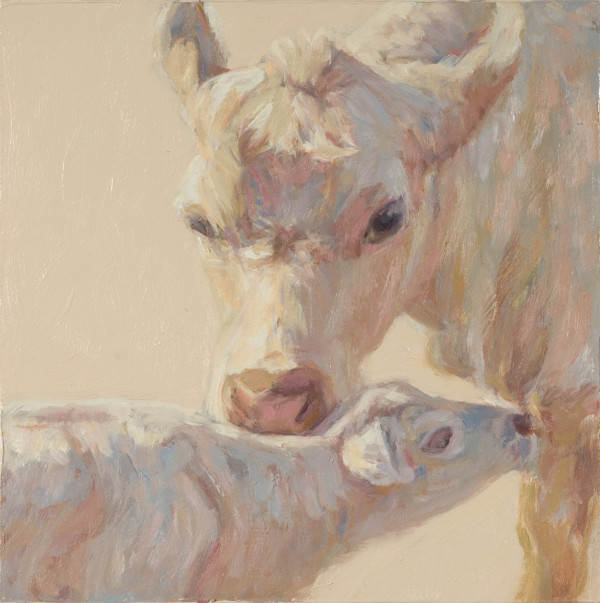 Snow White and her Calf by Nancy Bass