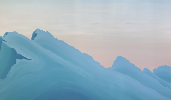 The Edge of Banff, Mount Rundle by Meg O'Hara