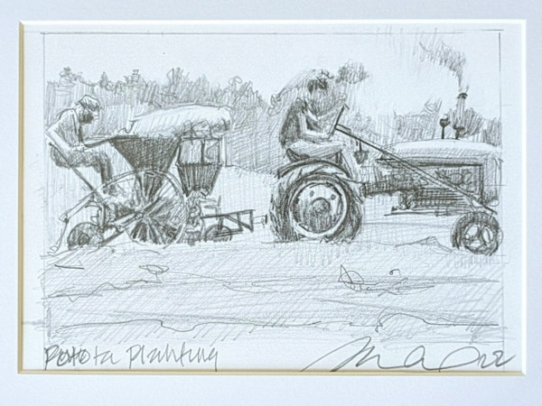 Potato  Planting by Rachel Catlett