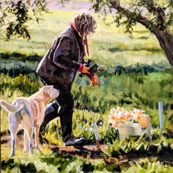 Picking Narcissus with Gigi by Rachel Catlett