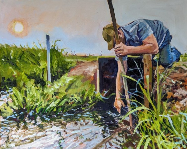Irrigation Ditch;Montna Farms, CA by Rachel Catlett