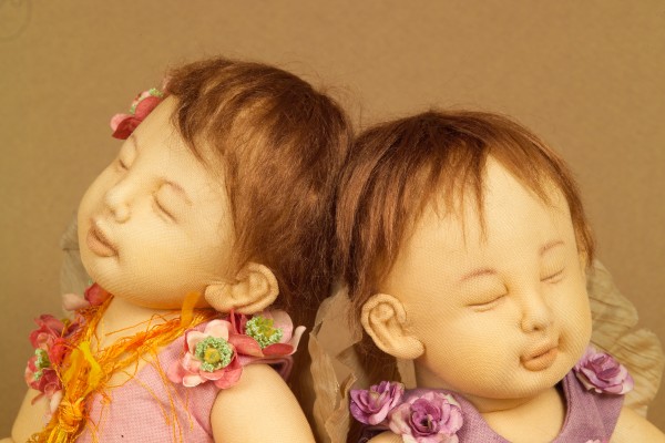 Two dozing little angels by Moonyoung Jeong
