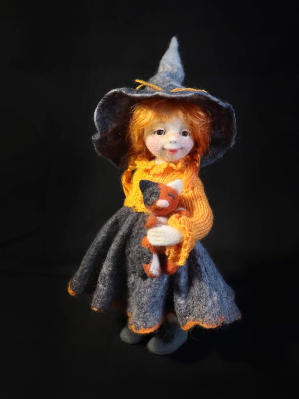Little witch by Anna Potapova