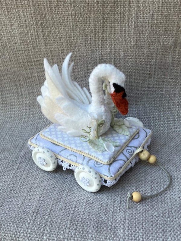 Swan Pull Toy by Christine Shively Benjamin