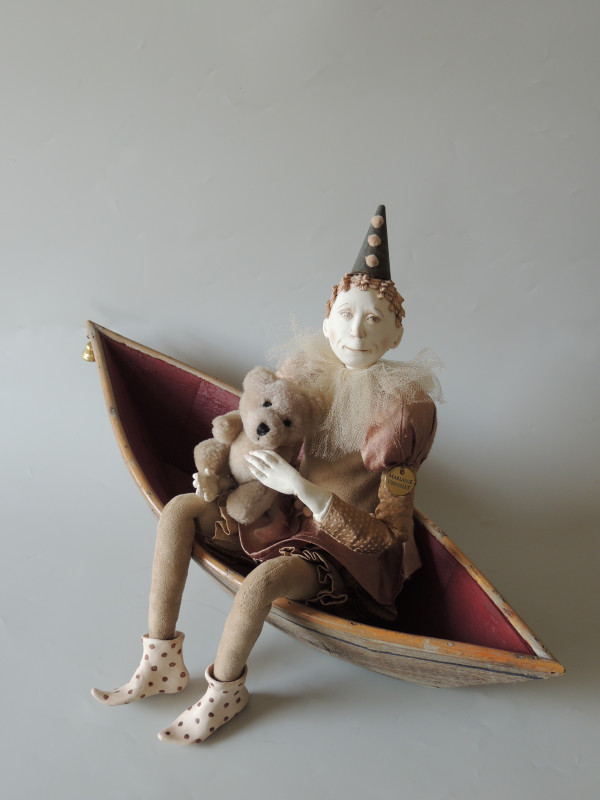 Sharing a boat by Marlaine Verhelst