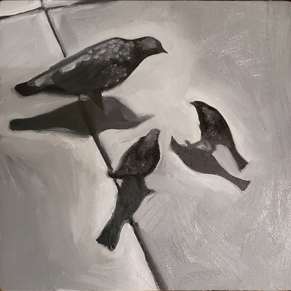 Birds H by Barbara Pollak-Lewis 