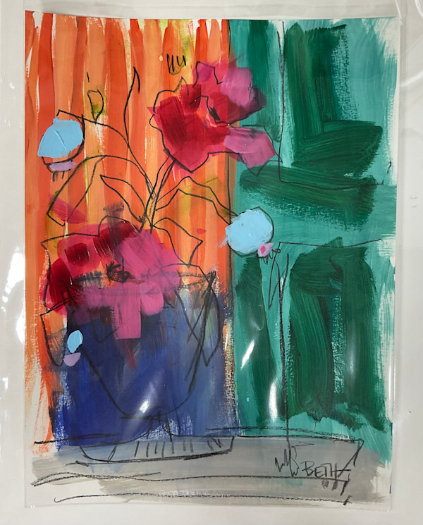 orange stripes by Beth Murray