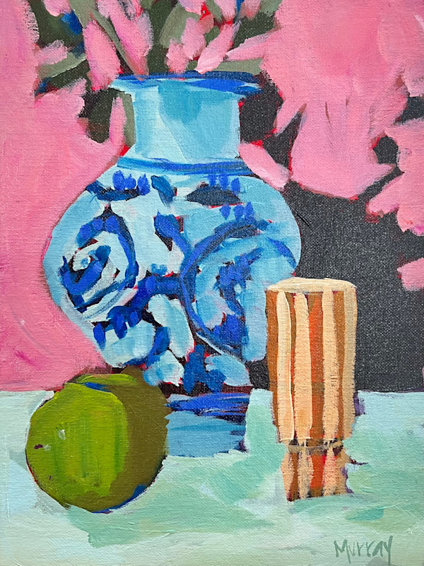 Orange and White Stripe by Beth Murray