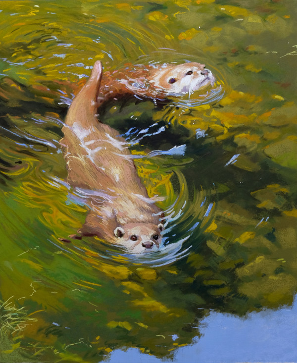 Otters by Lisa Gleim