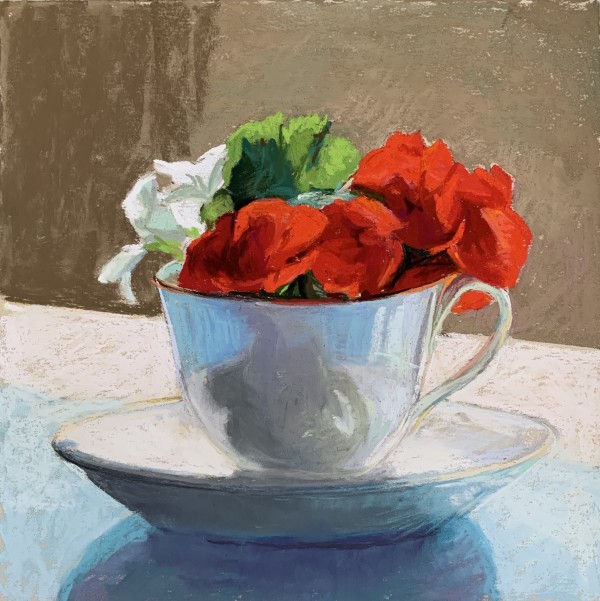 Teacup Begonias by Lisa Gleim
