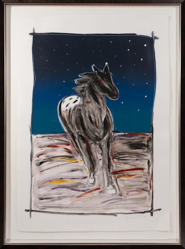 Running Horse/Starry Night by Phillip M. Garrett