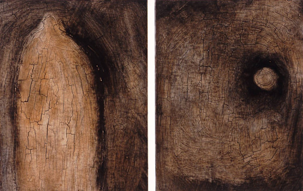 Green Diptych I by Aaron L. Baldwin