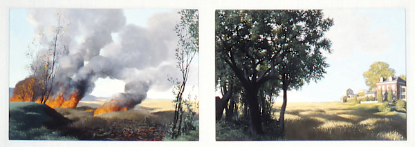 Marsh Fire, Georgetown, SC by Bruno Civitico
