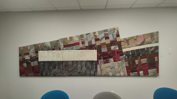 Untitled triptych by Ellen Kochansky