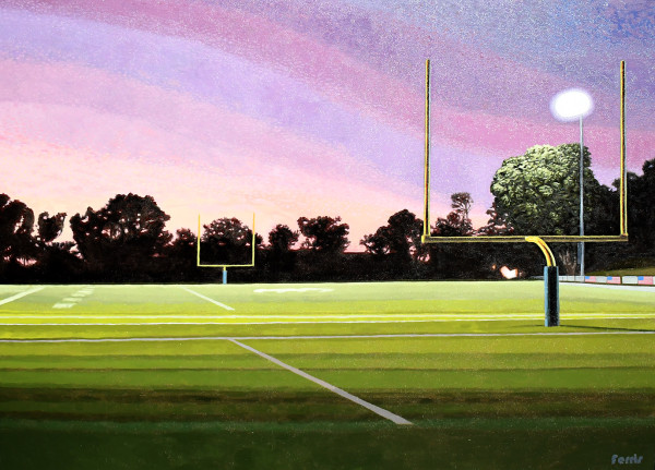 Twilight Football Field