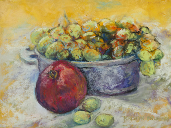 Pomegranate and Grapes by Kristin Murphy