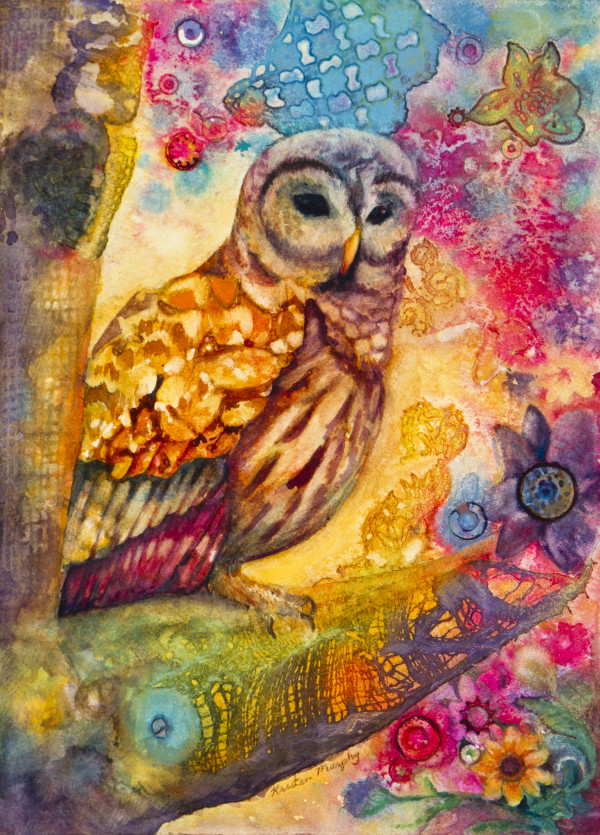 An Owl Visits in the Night by Kristin Murphy