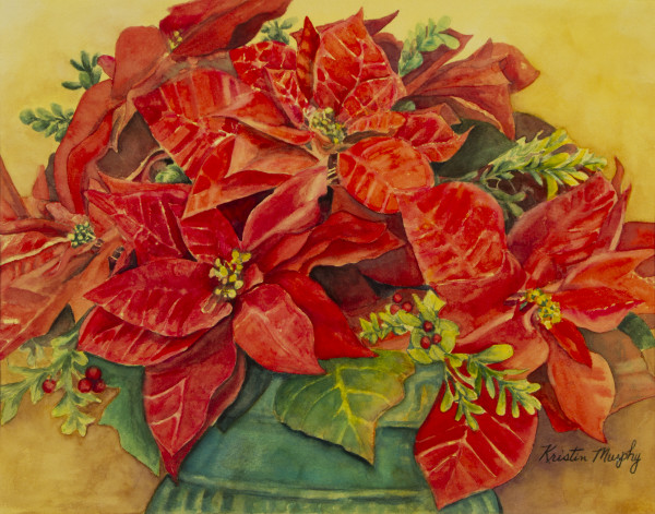 Holiday Poinsettia by Kristin Murphy