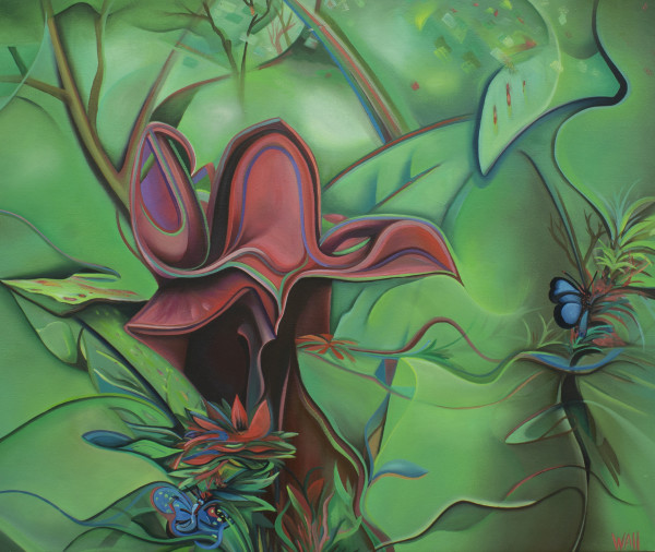 Pink Jungle Flower