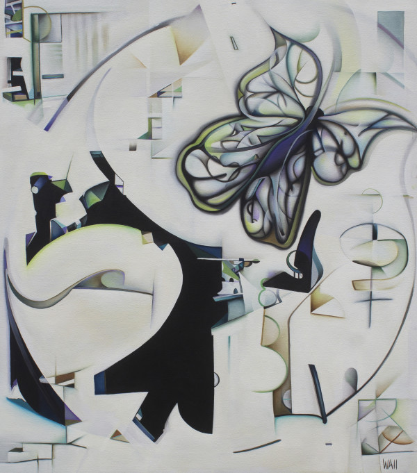 White Butterfly by Brian  Wall